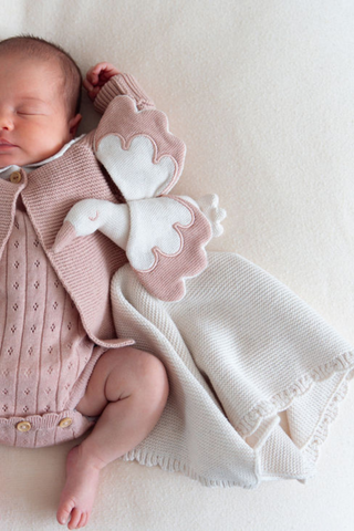 Organic cotton baby comforter deals