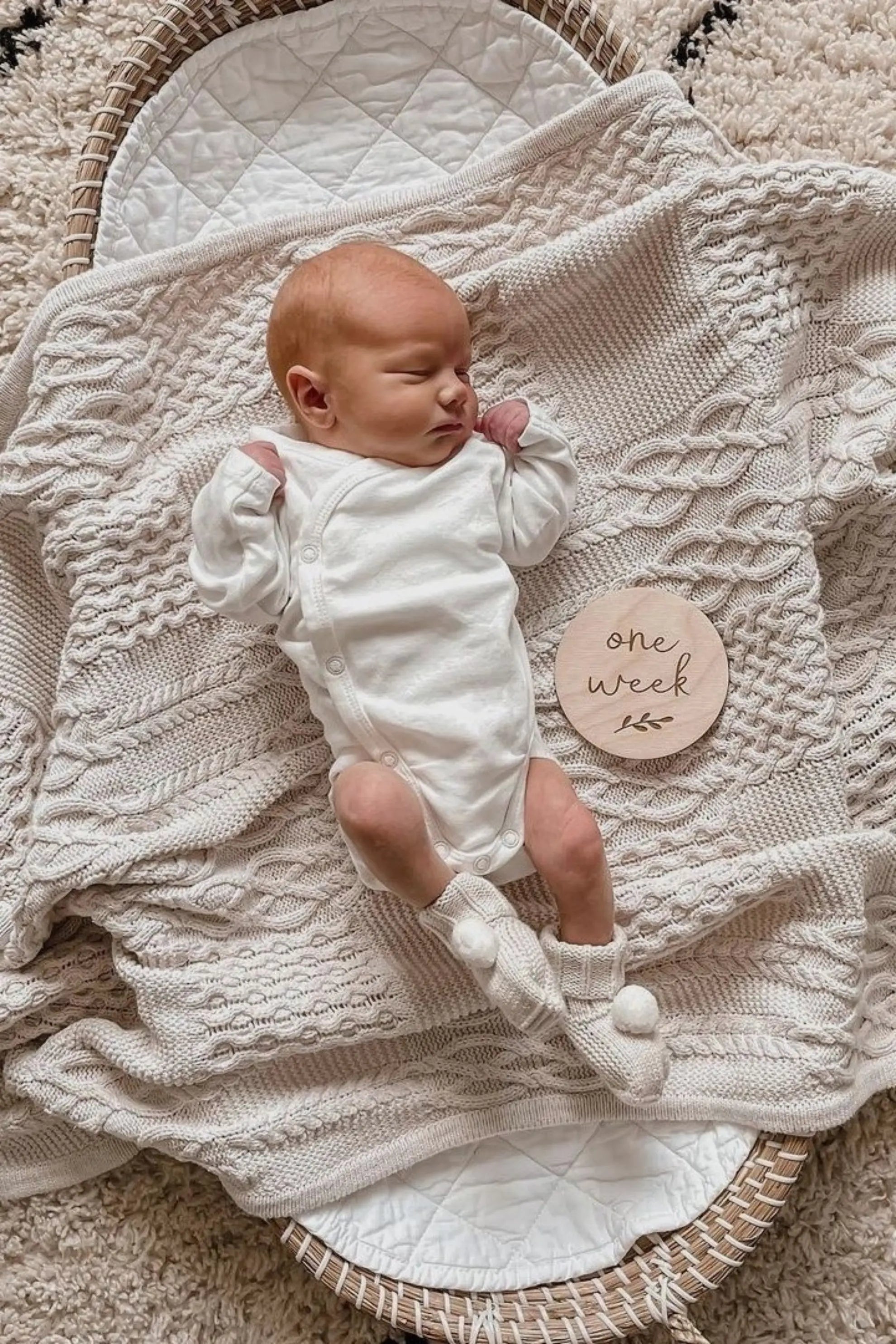 Organic top blanket baby
