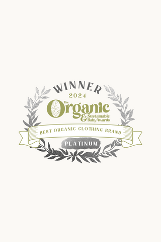 BEST ORGANIC CLOTHING BRAND - THE ORGANIC AND SUSTAINABLE BABY AWARDS 2024