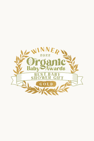 Winner 2022 Organic Baby Awards 'Best Baby Shower Gift' Gold
