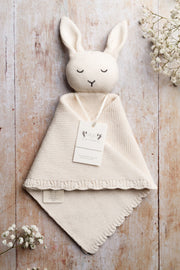 Organic Cotton Bunny Comforter - Oat