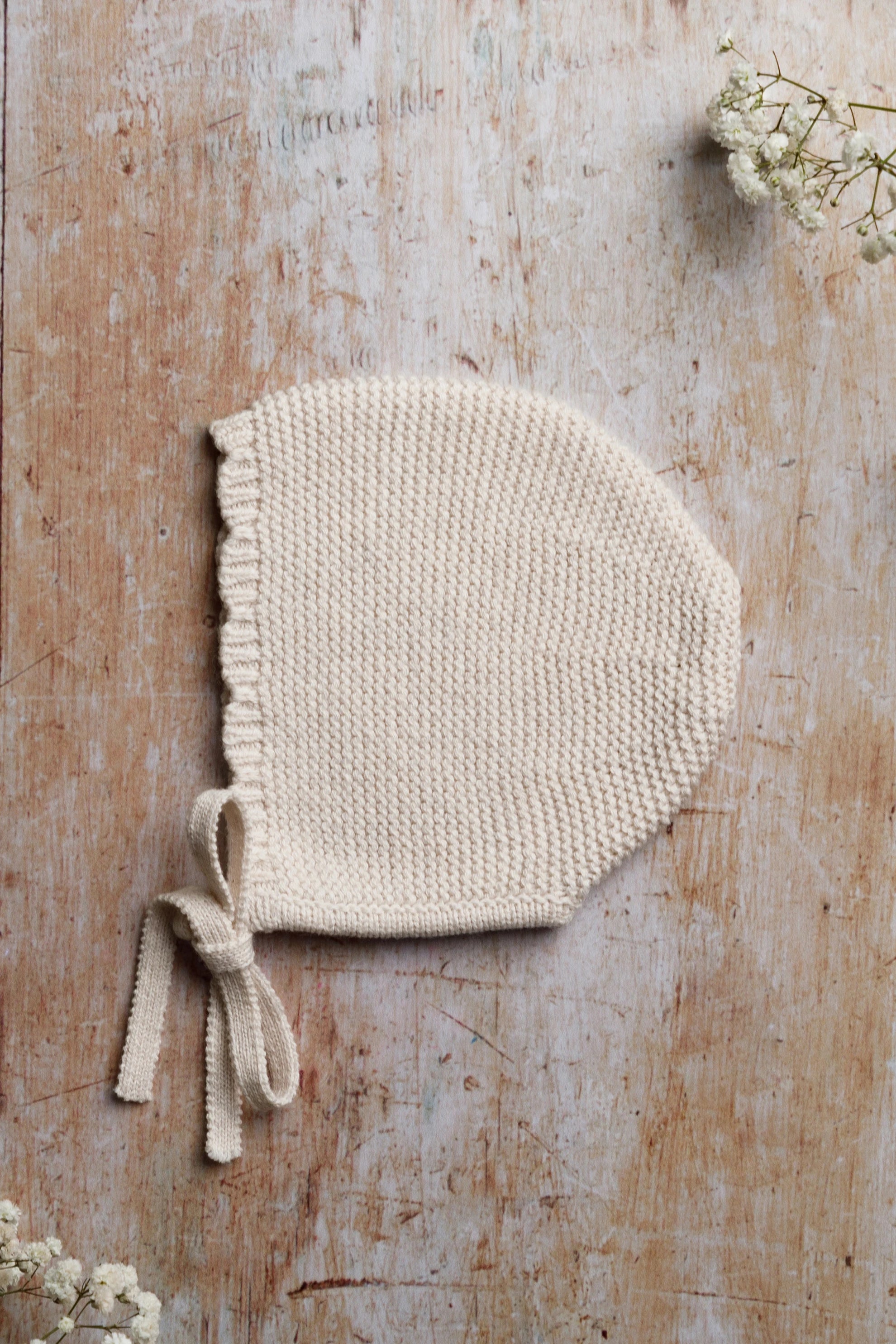 Knit newborn discount bonnet