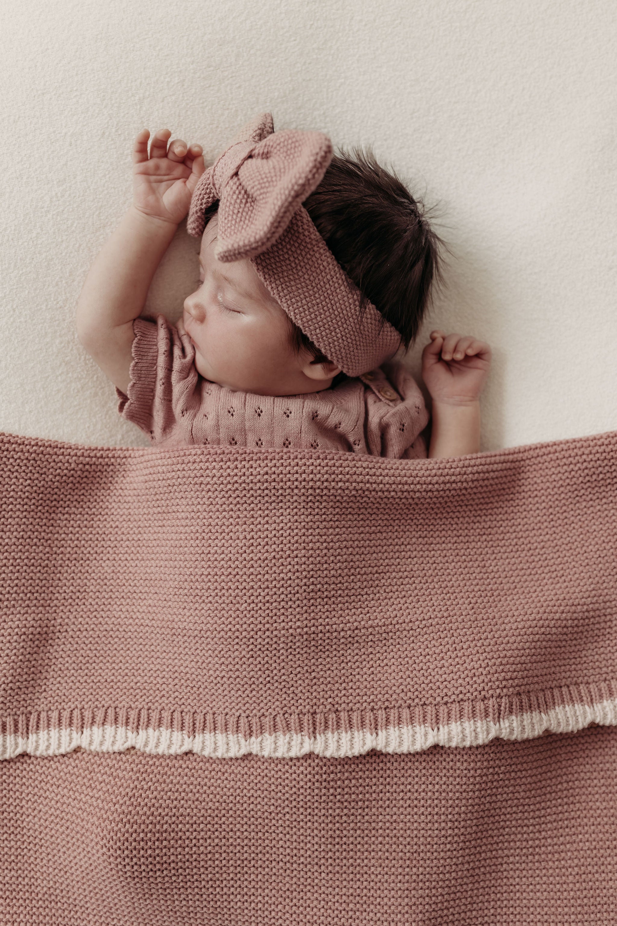 Isla and Fraser Baby Girl Blanket and Comforter Gift Set Rose