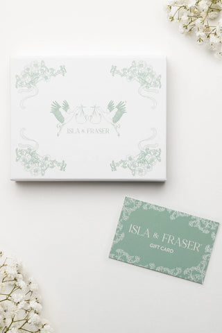Isla and Fraser Gift Card and Gift Box