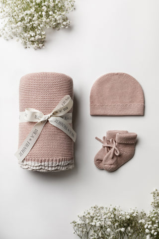 Organic Cotton New Arrival Baby Bundle - Rose