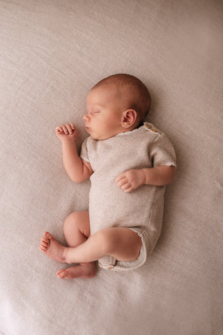 Organic Cotton New Baby Coming Home Bundle - Pebble