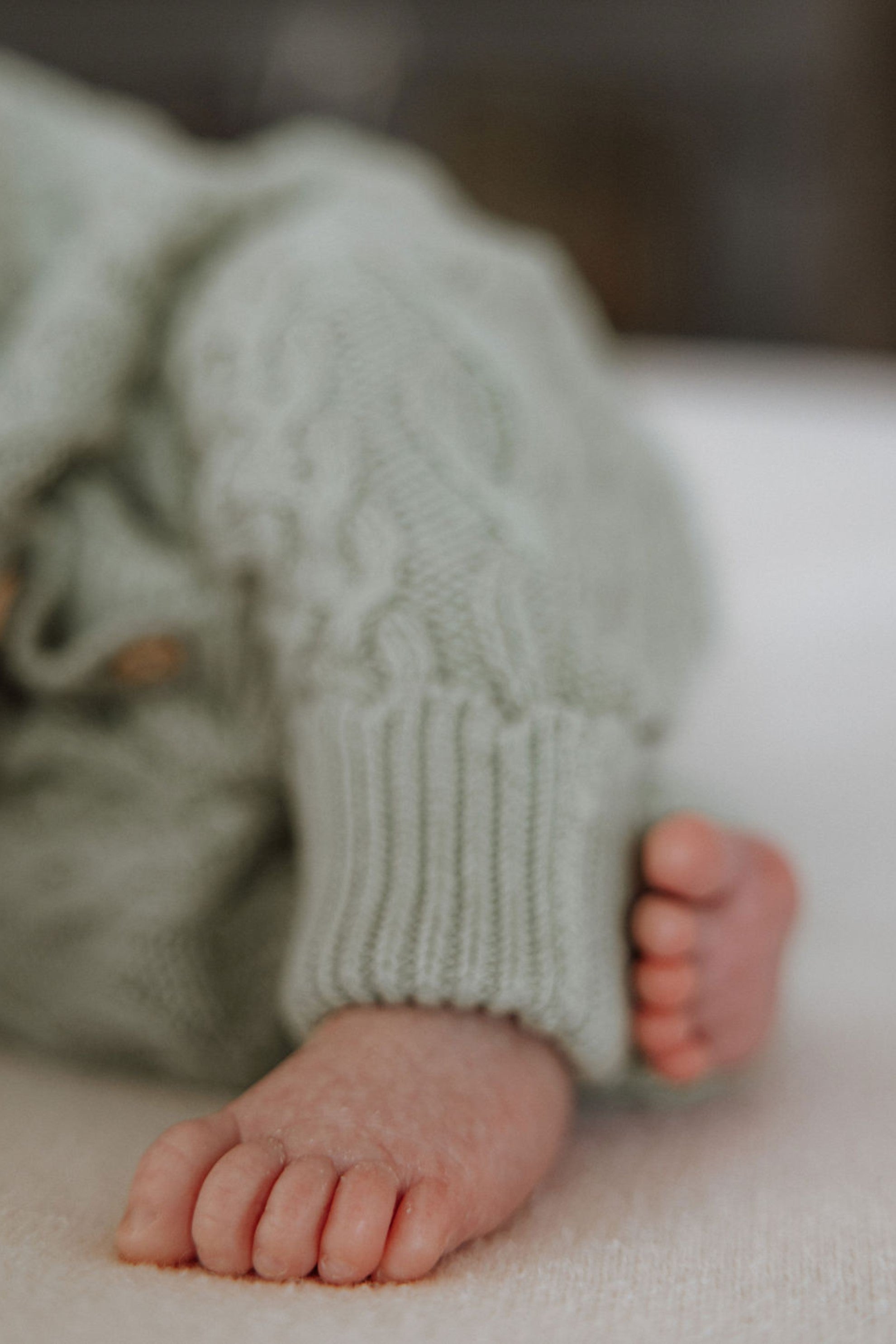 Isla and Fraser Sage Green Baby Romper Cable Knit – Isla Fraser