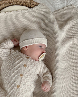 Organic Cotton New Baby Coming Home Bundle - Oat