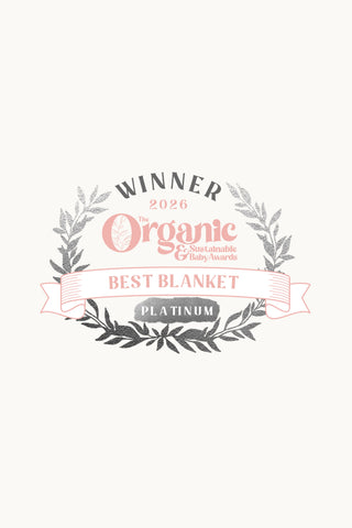 Winner 2026 Organic & Sustainable Baby Awards 'Best Blanket' Platinum