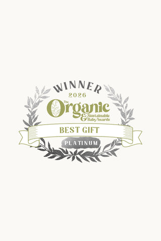 Winner 2026 Organic & Sustainable Baby Awards 'Best Gift' Platinum