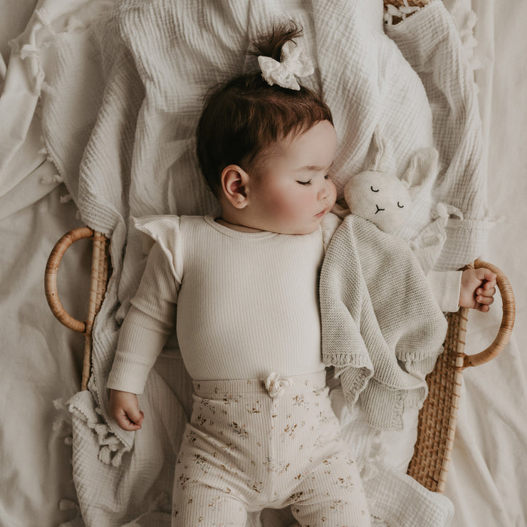 Organic Cotton Bunny Comforter - Grey